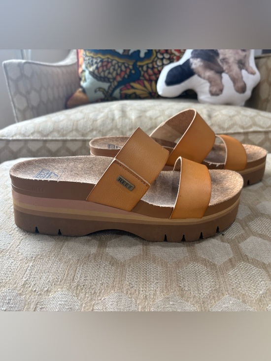 Reef Shoes - Reef Women's Tan Platform Sandals